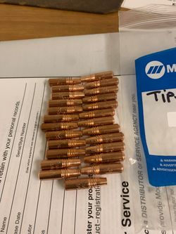 Miller tips .052 /3/64 brand new