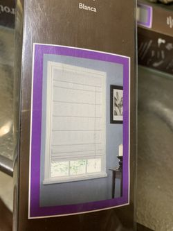 Roman Shades 23” X 72” Curtain