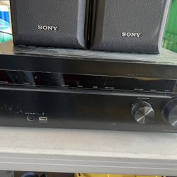 Receiver And 4 Speakers 