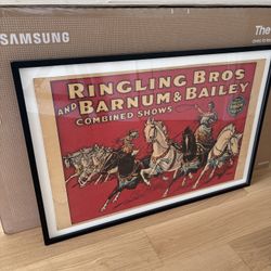 Vintage Ringling Barnum and Bailey Advert 