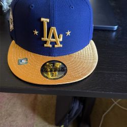 Los Angeles Dodgers Gold World Series Hat