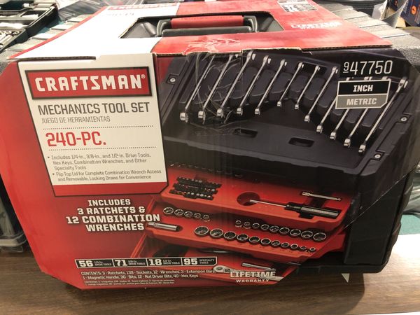 craftsman mechanics air tool set