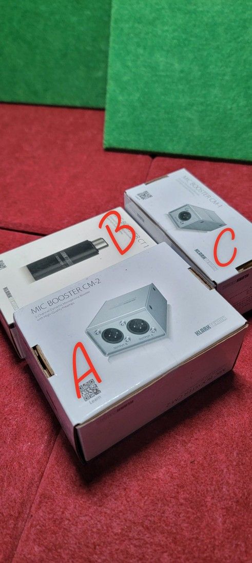 Pro Studio Inline Microphone Preamp +26db Gain - 3 Versions - Brand New Unused TRADES WELCOME