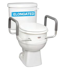 Carex raised toilet seat