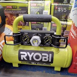 RYOBI 18V CORDLESS COMPRESSOR 1 GALLON 
