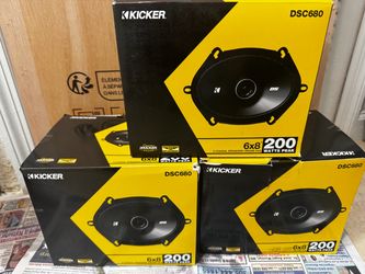 Kicker DSC680 6x8 Coaxial Speakers