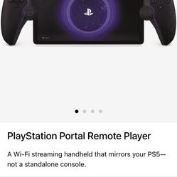 PlayStation Portal (Midnight Black) – Excellent Condition – $200