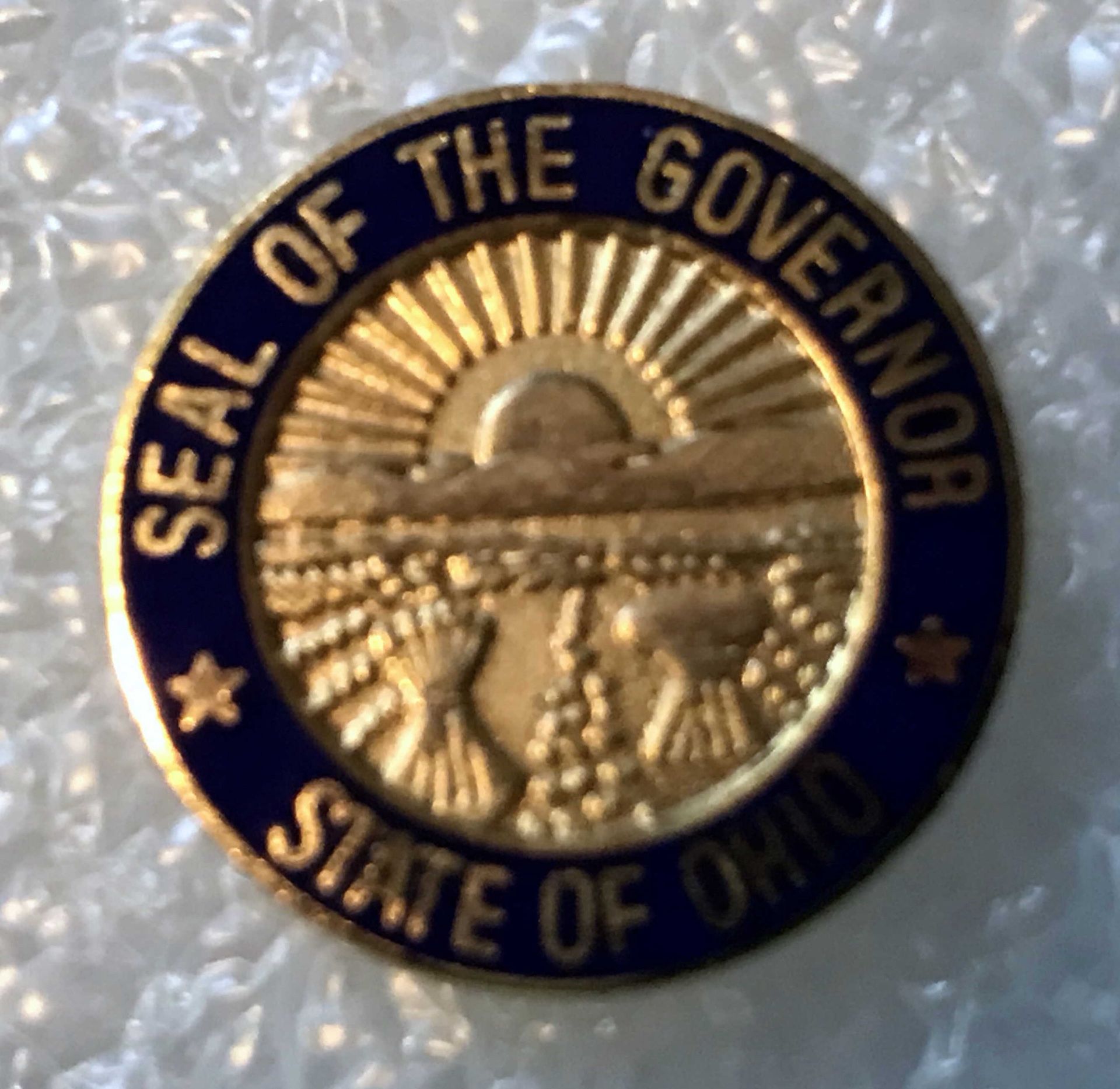 Seal of the Governor - State of Ohio Lapel / Blouse Pin