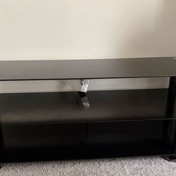 Glass tv stand