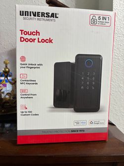 Touch lock door