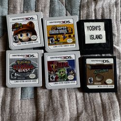 Six 3DS Games For Sale Individually Or All Togetherr
