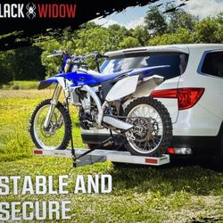 Black Widow Motorcycle, E-bike, Fat Tire, Scooter Carrier. 