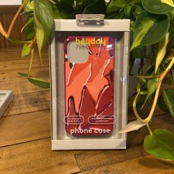 New Heyday iPhone 12 & 12 Pro Dark Pink & Orange phone case