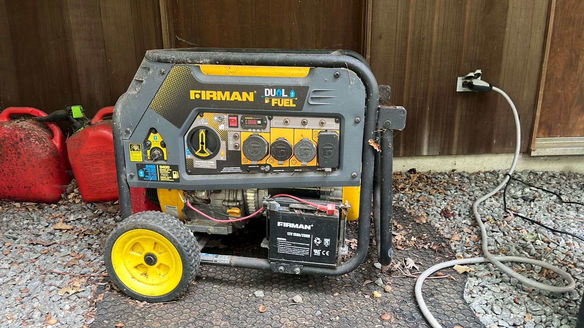 Firman Dual Fuel Generator