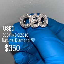 CEO diamond ring size 10