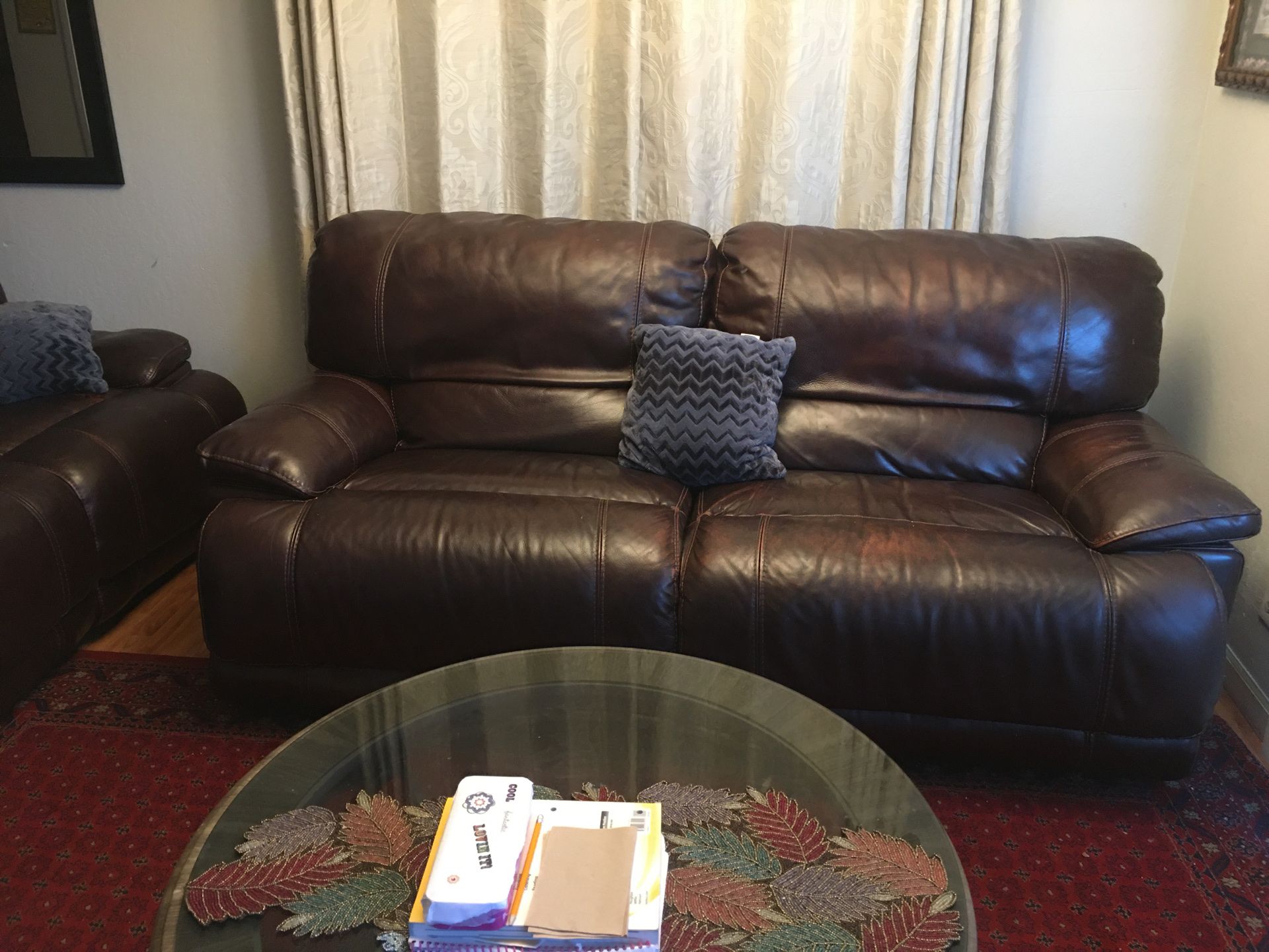 Sofa and loveseat (Leather) Recliners