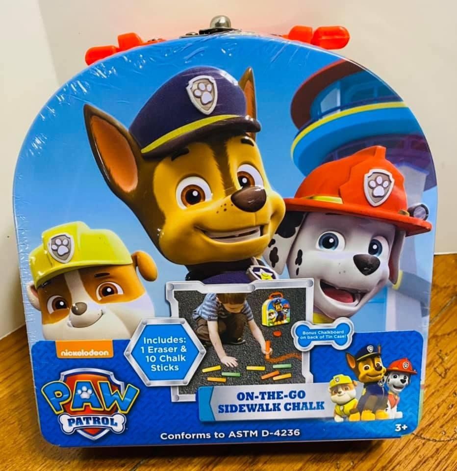 Paw Patrol On-the-Go Sidewalk Chalk with Case