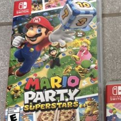 Mario party superstars Nintendo Switch game