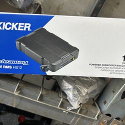 Kicker amp+subwoofer