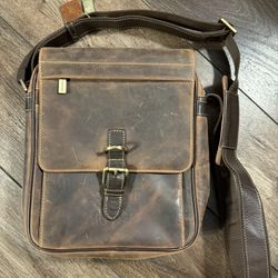 Visconti Leather Shoulder Bag. Used Only Once!