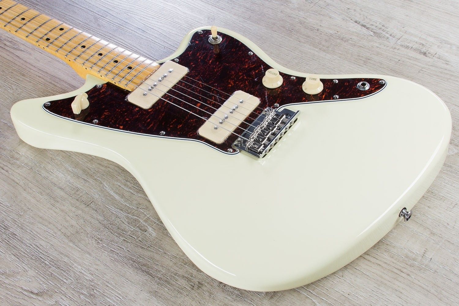 Tagima TW-61 Woodstock Series Jazzmaster Style Electric Guitar - Vintage White