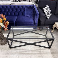 Stunning glass Coffee Table