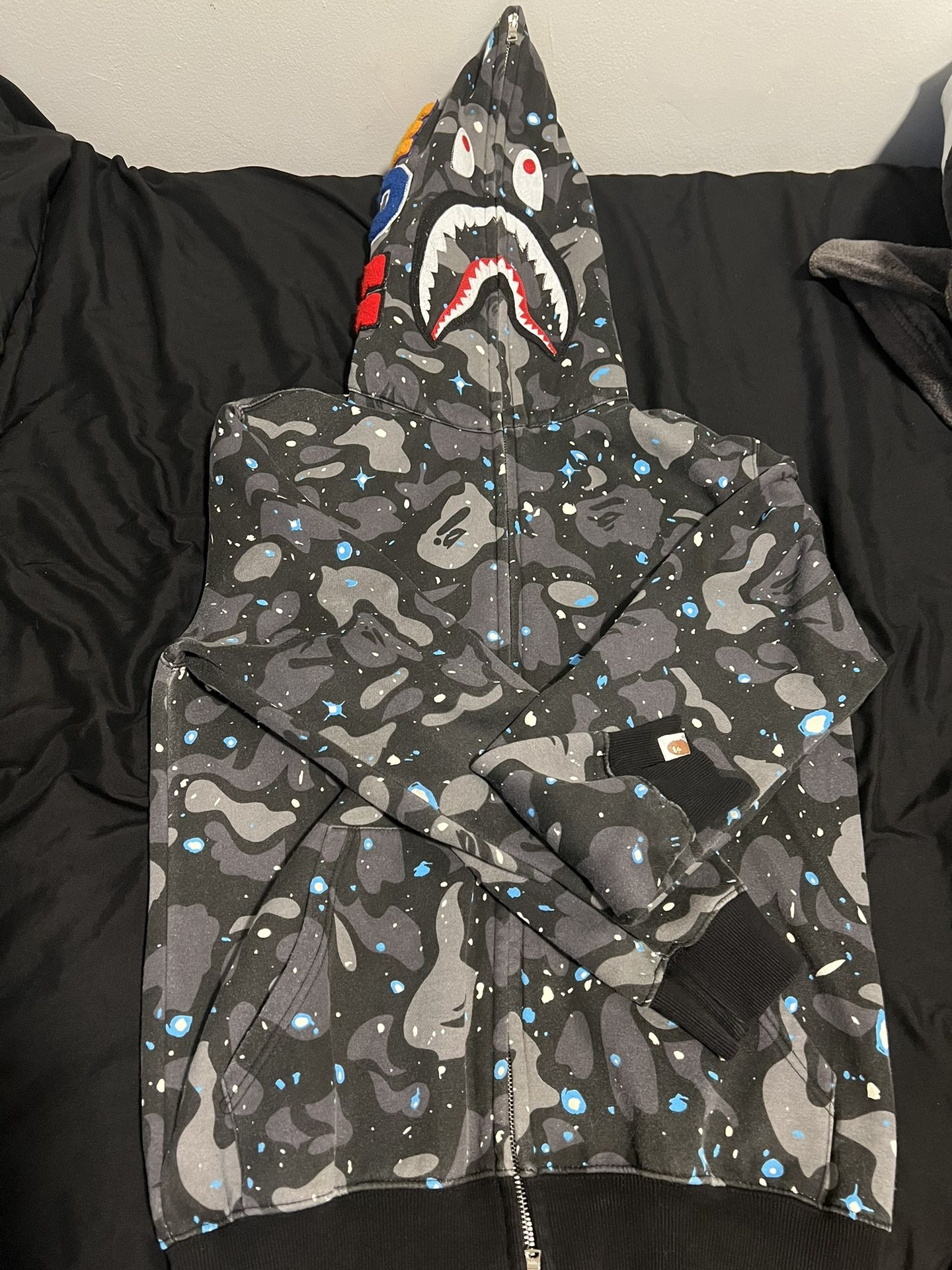CAMO SHARK WGM BAPE HOODIE