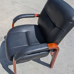 3 Leather Chairs