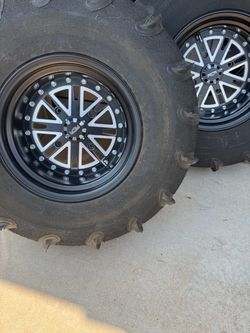 15” polaris rzr RCR sand craft wheels, 33”  rogue 16 scoop paddles