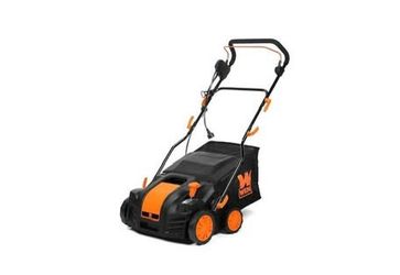 WEN DT1516 16-Inch 15-Amp 2-in-1 Electric Dethatcher and Scarifier with Collection Bag