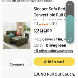 Amazon Sleeper Sofa53inch (BRAND NEW)