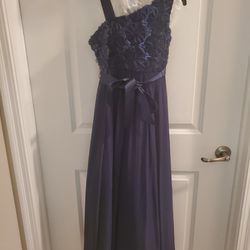 Girls Size 10 Formal Dress Midnight Blue