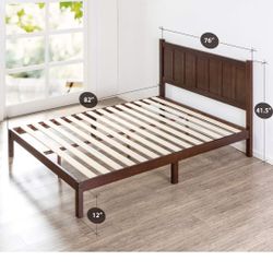 King Bed Frame Wooden 