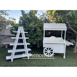 Candy cart and treat ladder