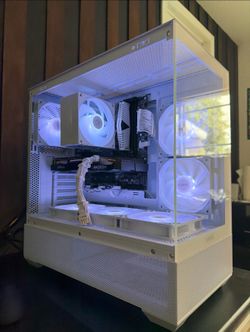 Custom White Gaming PC | RX 6600 XT | Ryzen 5 5500 | WiFi
