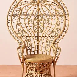 Anthropologie - Plume Rattan Peacock Chair