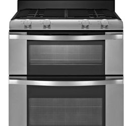 Whirlpool Double Oven Gas Range WGG555S0B