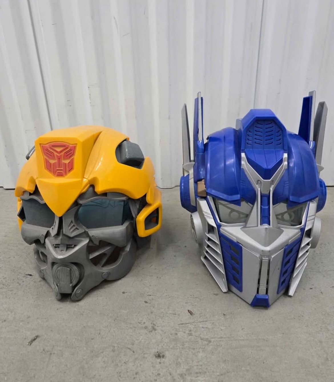 Transformers Optimus Prime and Bumblebee | Talking Voice Changing Mask