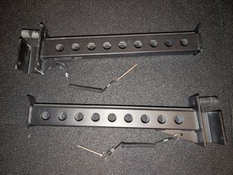 2 x Safety Spotter Arms (for 2"x2" racks/stands)