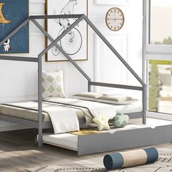 Kids Full Bed- With Trundle (Twin) Great Condition