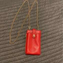 Coach Leather Cross-body Phone Bag 