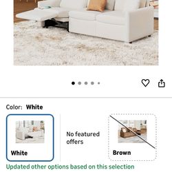 Leather sofa —gently used
