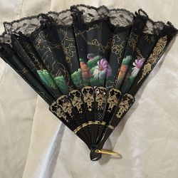 Vintage fan  used in the opera Carmen