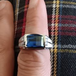 2 Sapphire Rings With Diamonds