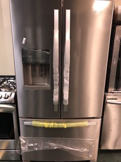 Stainless steel whirlpool fridge