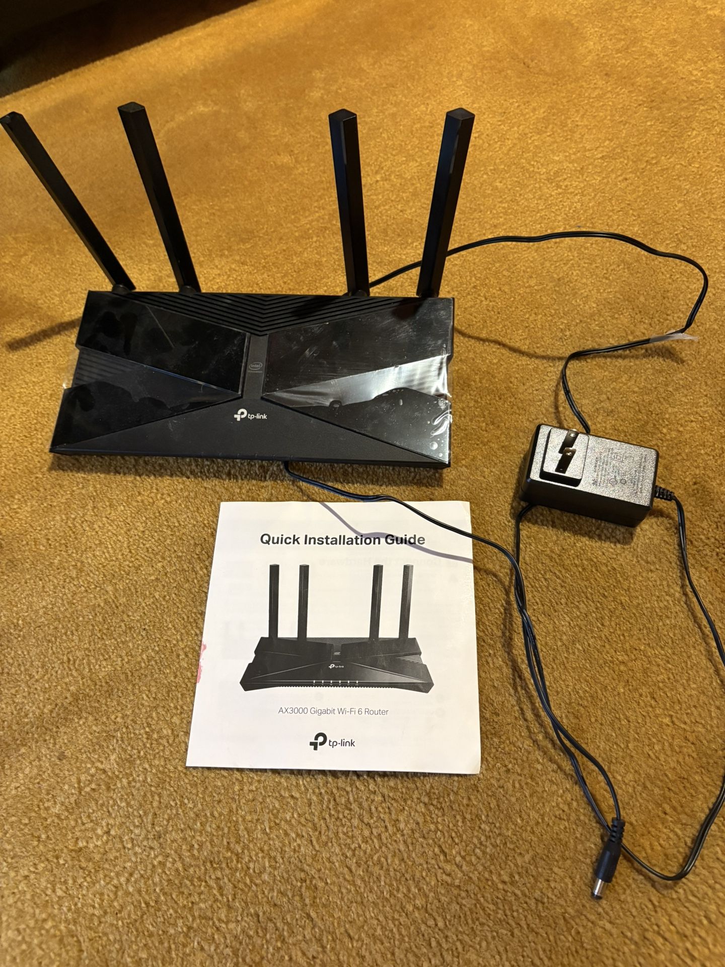 T-P Link Router Model: Archer AX3000 Wi-Fi 6