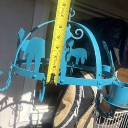 toddler Hanging Metal Animal Lamp