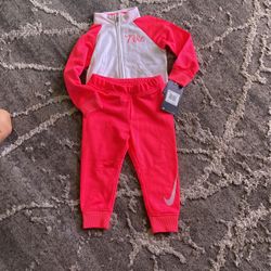Pink Nike Set Size 18 Months 