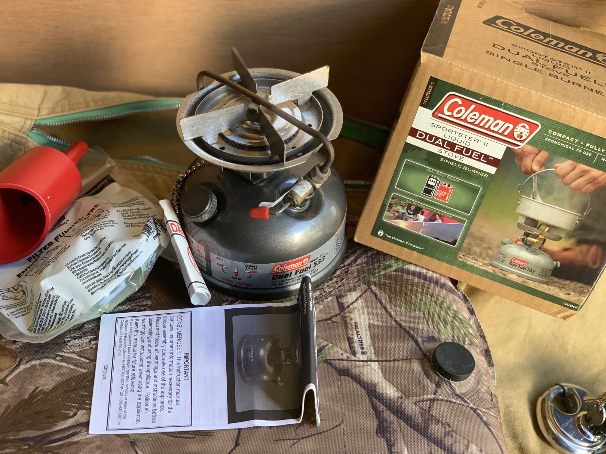 Vintage Coleman 533 Dual Fuel Camping Funnel Camp Hiking Stove for Sale in  Fort Collins, CO - OfferUp