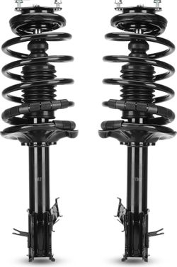 Front Left & Right Side Struts w/Coil Springs Shock Absorbers for 2002-2006 Nissan Sentra 1.8L 2.5L Replace for 172105 172106 1332355L 1332355R (Set o